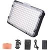 POXZSFX Luce LED versatile per fotocamera DSLR, illuminazione supplementare per fotografia di matrimonio all'aperto, riempimento di luce e prolungamento della