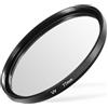 ADQQUI Filtro protettivo UV multistrato da 77 mm, per proteggere l'obiettivo della fotocamera, 77 mm (confezione da 1)