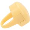 ASHATA Controller Video Punta delle Dita, Anello di Controllo Remoto Wireless BT4.0, Giradischi App in Silicone ABS Ergonomico Fino a 32,8 Piedi per la Navigazione di Video Selfie (Giallo)