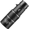 HOMOCONO Cannocchiale Monoculare 16x52mm Nero in Plastico Ingrandimento 16x Visione Chiara e Luminosa per Caccia e Arrampicata Portatile e Compatto