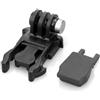 Generico Compatibile con GoPro il supporto base a sgancio rapido L con set di tappi di blocco anti-caduta(Short Set)
