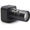 MOKOSE Webcam USB 4K HD USB 3840 × 2160 fotocamera digitale industriale con messa a fuoco manuale 5 - 50 mm C/CS Mount Obiettivo telezoom UVC senza driver