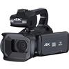 LLOOPK Videocamera, Videocamera vintage Full 4K 60FPS for streaming live Vlog 18X 64MP AF Registratore digitale Ruota schermo(With 256G SD Card,Only Camcorder)