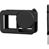 Buxuaaaa Custodia protettiva in silicone per fotocamere, leggera, resistente, e design per attività all'aperto, avventura e corpo macchina fotografica antigraffio