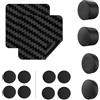 Generico Gamepad Impugnatura in silicone Set per Steam Controller 2 2026 Touchpad Sticker 3 Altezze Thumbstick e 2 spessori Pulsante posteriore Pad