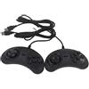 Tuidzljd Controller di Gioco USB Gamepad 6 Pulsanti per Supporto per Joystick di Gioco USB per PC Gamepad Drive