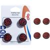 Generico Impugnature in morbido silicone joystick del per Steam Controller 2 Copri-joystick antiscivolo Impugnature di ricambio per il comfort durante il gioco, nero