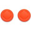 Generico 1 paio di coperture in silicone per levette analogiche, ricambi per controller a levetta, cappucci per joystick per Steam Controller 2, Arancione