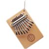 CAZSTYK Piccolo pianoforte a pollice in legno a 9 tasti in acciaio, strumento musicale per bambini adulti principianti quotidiano e da viaggio rilassante Kalimba portatile