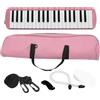 Hailerio Kit melodica a 37 tasti, strumento musicale melodica a 37 tasti - Pianoforte armonica per bambini,Strumento musicale Melodica per bambini, tastiera musicale portatile per pianoforte per