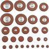 BBTISG Kit di riparazione e manutenzione per sassofono, cuscinetti in pelle per sassofono, accessori di ricambio per sassofono alto, tenore e tweeter (cuscinetto in pelle contralto)