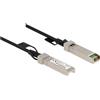 Delock - Cavo di collegamento diretto - da SFP+ (M) a SFP+ (M) - 3,0 m - 5 mm - biassiale - SFF-8431/SFF-8432 - passivo - Nero