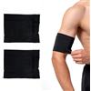 JOVYTH 2 Pezzi Fascia da braccio per sensore, Fascia da braccio per il diabete per sistemi di monitoraggio del baccello dell'insulina, Manicotto del braccio dell'insulina del diabete（XL-nero)
