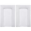 babyCalin Telo Fasciatoio Bianco 50 X 70 cm (Confezione da 2)