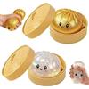 HBSFBH Giant Glitter Dumpling Squishy Toy, 2Pezzi Squishys A Forma Di Ravioli Glitterati, Glitter Dumpling Squishy, Morbida Pallina Antistress Ravioli Spremere Giocattoli, giocattolo da scrivania estensibile