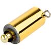 Kodxylytix Bastone magico tascabile portatile per esterni, in acciaio, per sport, oro, argento, 1,3 m