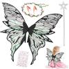 BAISHUWU Ali Fata Bambina, Ali Fata Donna, per Adulti, Costumi da Fata con Farfalla per Compleanni e Feste a Tema Christmas