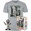 Funko - Set Figura Pop & Tee Star Wars IG-11 with The Child Exclusive M Bambole Azione, Multicolore (135422)