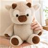 Hpbaggy Peluche Mucca Che Corre,45 cm Adorabile Animale Peluche Muccas Pelosa,Pupazzo Che Corre,Running Highland Cow Peluches Mucche per Alleviare Lo Stress,Peluche Animali,Peluche Bambole