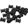QUARKZMAN Palle di Gomma Antivibrazione Rc Controller Volo F4 F7 Gimbal M4x12mm, Ammortizzatori a Sfera in Gomma per Modelli Rc, Accessori per Droni Fai-Da-Te (Nero), Confezione da 36 Pezzi