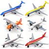 Tcvents Giocattolo aereo 6 pacchetti, Diecast per ragazzi età 3 4-7 8-12, lega aerei modello/aerei aerei aeroplani/aerei aerei aerei giocattolo per bambini compleanno