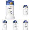 Dove Deodorante Stick Original, Deodorante Antitraspirante in Stick, Protezione Fino a 72 Ore, con Pro-Ceramide Technology e Ingredienti Idratanti, Deodorante Uomo e Donna, 50ml (Confezione da 5)