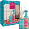 Tesori d'Oriente, Ayurveda Set Regalo Casa, Include Diffusore Ambiente con Bastoncini 200 ml e Deodorante Spray, Elegante Confezione, Fragranze con Note Calde e Armonizzanti che Durano a Lungo