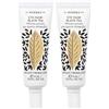 Korres Maschera Occhi Antirughe/Fermezza, Tè Nero, 8 ml (Confezione da 2)
