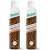 Batiste Shampoo secco per capelli scuri 200 ml, shampoo secco per rinfrescare e styling, spray per la cura dei capelli con un tocco di colore, senza residui, senza risciacquo, styling per capelli con