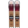 Maybelline New York, penna di copertura istantanea anti-età, correttore con micro applicatore, n. 145, oliva, 6, 8 ml (Confezione da 2)