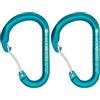 Kong Paddle Wire Bent Gate Moschettone, Azzurro, 12 cm (Confezione da 2)
