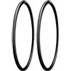 Michelin Pneumatico Michelin 700x25 (25-622) Dynamic Sport TS Nero Pieghevole (Confezione da 2)