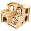 Fyhqwf 1 Pezzo Gabbia Per Porcellini Di Mare - Casa Di Porcellini Di Mare - Casetta Di Coniglio - Adatto Per Piccoli Criceti Nani, Degus, Ricci, Gerbilli