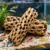 Tulov 2 pezzi nascondiglio per gamberetti - tronco d'albero cavo, grotta dell'acquario, simulazione del tronco d'albero, in resina, per acquario, tronco, accessori per acquario, per pesci, gamberetti