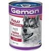 Generico Gemon Umido Cane Patè Adult All Breeds gusto TRIPPA di MANZO, morbido patè per cani adulti, alimento completo | 12 scatolette da 400 grammi l'una.