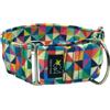 Galguita Amelie Collana Anti-scappamento Triangoli Colorati 5 cm di Larghezza, Ottone, Multicolore, 5cm Ancho Talla L (40-49 cm de diámetro)