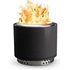 Solo Stove Braciere Senza Fumo Bonfire con Supporto 2.0 | con Custodia da Trasporto, Combustione della Legna, Cassetto per la Cenere Rimovibile, Acciaio Inossidabile, 49,5 x 44,5 cm, 11,4kg, Cenere