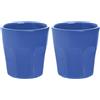 Excelsa Trendy Bicchierino da caffè 80 ml, Ceramica, Light Blue, 6 x 6 x 6.3 cm (Confezione da 2)