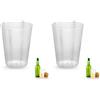 PARENCE.- Set di 30 bicchieri di plastica riutilizzabili da 500 ml - bicchieri rigidi in polipropilene (PP) - ideali per feste, campeggio, barbecue, eventi - resistenti, lavabili, impilabili