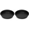 Formegolose™, Tortiera liscia Ø 20 cm, Acciaio con rivestimento antiaderente, Nero (Confezione da 2)