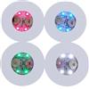 Hostelnovo - Confezione da 4 sottobicchieri LED per bottiglie, luci multicolore per bicchieri e liquori, illuminazione decorativa per feste, bar ed eventi notturni