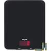 Salter 1160 BKDR High Capacity Digital Kitchen & Electronic Food Scale, Ultra Slim Gloss Black, Accurate Weighing For Home Cooking/Baking, Weigh Metric & Imperial, Easy Clean, 15 Year Guarantee