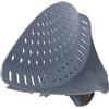 COOK CONCEPT Colino a Clip per Pentola 18 cm Grigio | Plastica, colino a clip, 18x12x8,3 cm, si fissa sulla pentola, scolatura, cucina, grigio