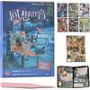Bubaxuce Album di Adesivi Giapponesi 990 Pezzi Retro Carino Estetico Stickers Libro di Adesivi Giapponesi per Adulti Giovani Perfetto per Diario Raccolta Cover per Cellul