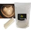Ossidde Sabbia per Candele con stoppini, Ossidde® granuli di Cera, Candele Fai da Te 450 g, Perline di Cera per Candele + omaggio confezione in 50 stoppini per Candele