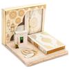 Ihvan Online Set Regalo Islamico per Hajj e Umrah - Tappeto da Preghiera Musulmana, 99 Perline Tesbih, Sacro Corano - Confezione Deluxe per Ramadan