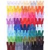 Jajasio Set di 80 cerniere assortite, non divisibili, chiusura lampo di ricambio per pantaloni, vestiti e borse, 30 cm