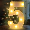 Fancysky Lettere LED da 22 cm, Lettere Luminose Led, Adatte per Proposte di Matrimonio, Festival, Feste e altri Eventi per Creare un'atmosfera Romantica e Accogliente (5)