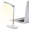 Generico Dimmable Desk Lamp, Wireless Charging Lights, Folding Adjustable Table Lamp, USB Rechargeable Phone Charger, Modern LED Reading Light, Touch Control Lamps for Bedroom, Office, Study, Home Decor Use