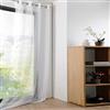Caritex Tenda arredo Velata Monna 140x280 cm con Borchie R710 Bianco